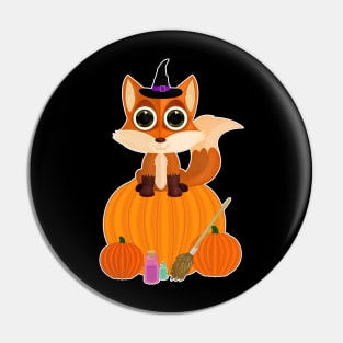 Halloween Fox Pin