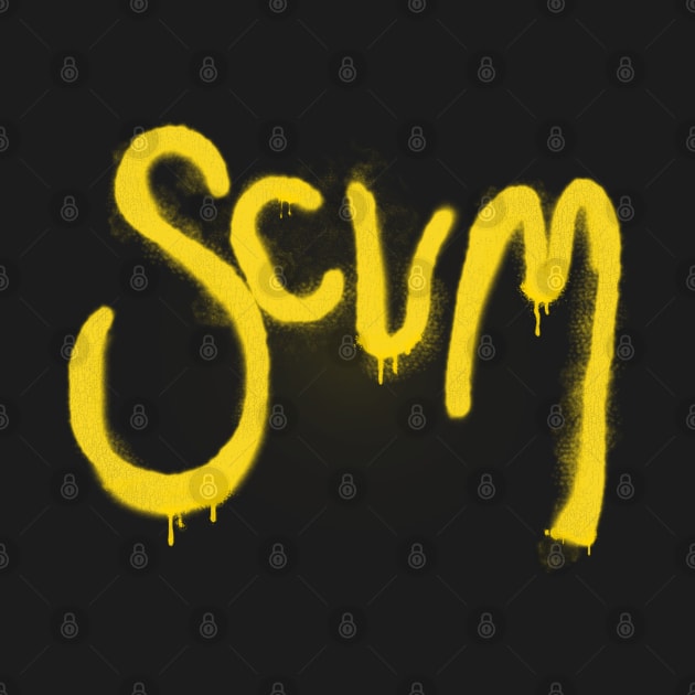 Scum Crust Punk Graffiti by darklordpug