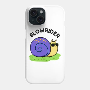 Slow Rider Cute Low Rider Snail Pun Phone Case