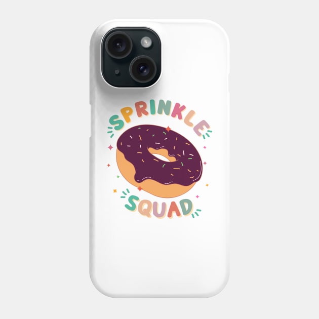 Donut Lover Cool Donut Sprinkle Squad Birthday Girls Cute Phone Case by AimArtStudio