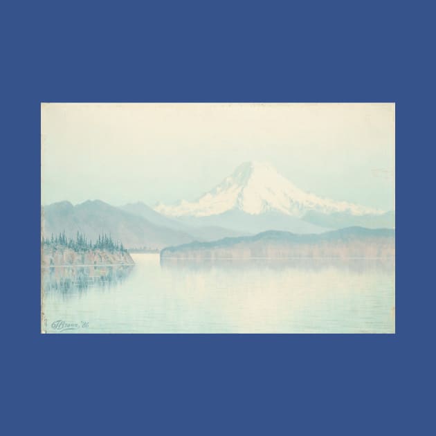 Painting of Mount Rainier by terrybain