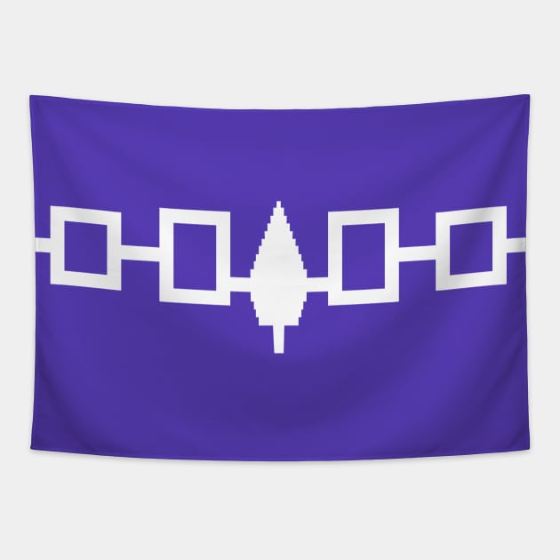 Iroquois Confederacy Flag #6 Tapestry by SalahBlt