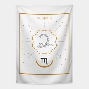 Scorpio | Astrology Zodiac Sign Design Tapestry