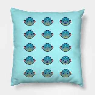 The Many Faces of a Pufferfish Pillow