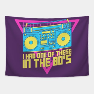 80's Boombox Tapestry