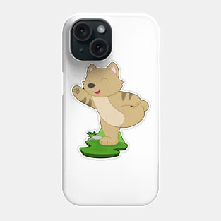 Cat Yoga Fitness Gymnastics Phone Case