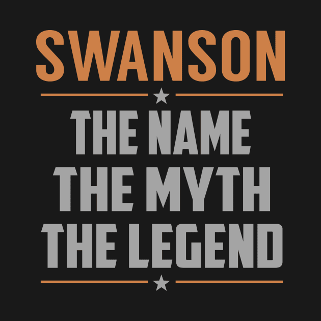 SWANSON The Name The Myth The Legend by MildaRuferps