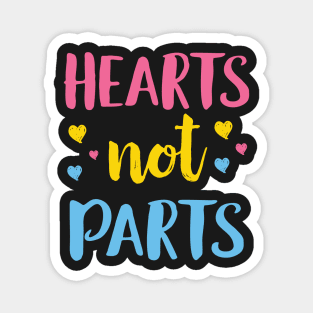 Hearts Not Parts Magnet