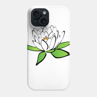 Lotus Flower Design Phone Case