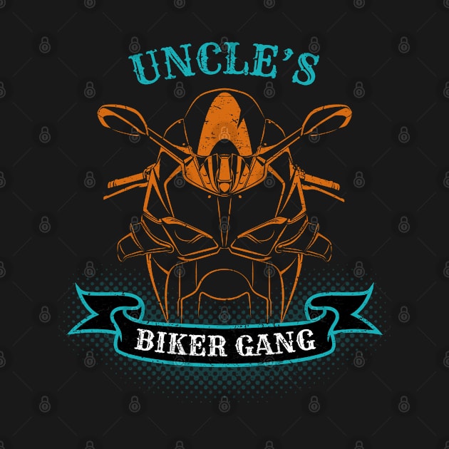 Uncle's Biker Gang Father's Day by DwiRetnoArt99