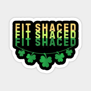 Fit Shaved-Irish St Patricks Day Shamrock 2024 Magnet