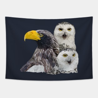 Pigargo and Owls Tapestry