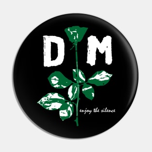 Devotee Rose - Green & White Pin