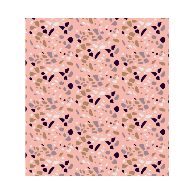 Modern Pink Terrazzo by Pulpixel