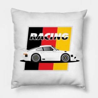 Racing - German Cup - White Pillow