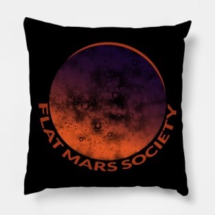 Flat Mars Society Pillow