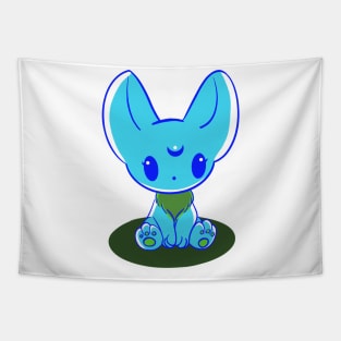 Blue Vampire kawaii Tapestry