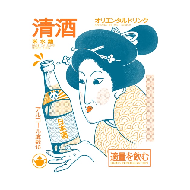 Oriental Drink by Eoli Studio