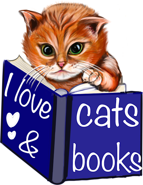 I love cats and books- green eyed Kitten reading a book. White background. For those who love books and reading Kids T-Shirt by Artonmytee
