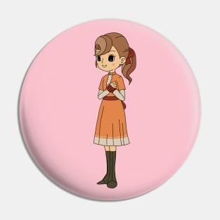 Flora // Professor Layton Pin