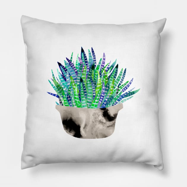 Pot Me A Succulent Pillow by AmayaBrydon