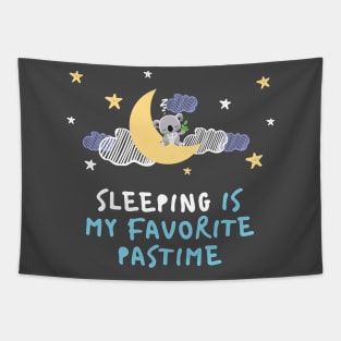 sleeping is my favorite patime Tapestry