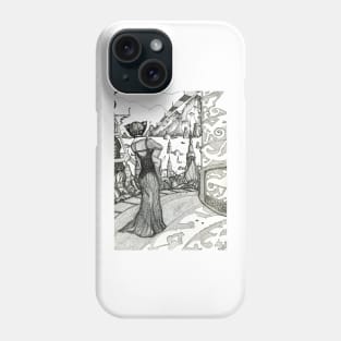 Planet XYZ  [Pen Drawn Fantasy Figure Illustration] Phone Case