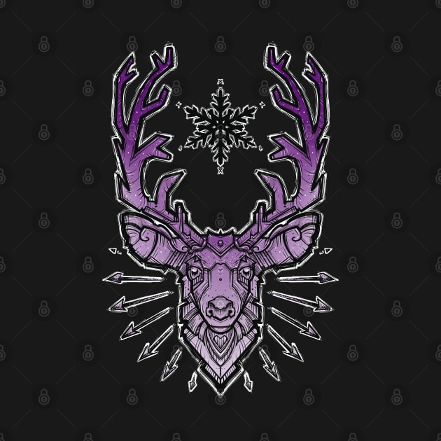 purple deer by weilertsen