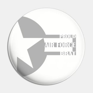 Proud Air Force Brat Roundel Star Pin