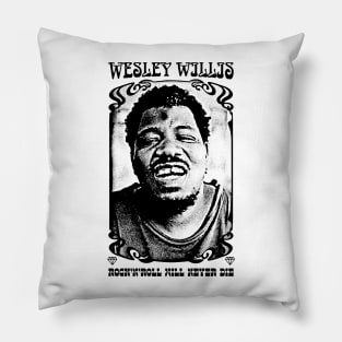 Wesley Willis /// Retro Style Fan Art Design Pillow