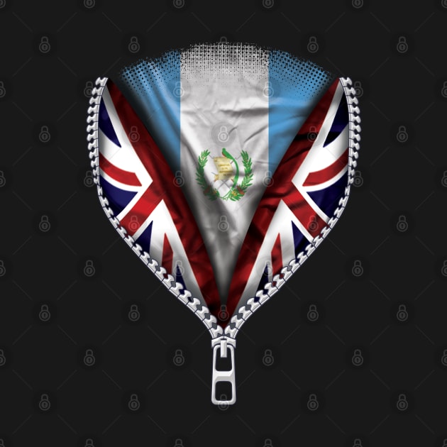 Guatemalan Flag  Guatemala Flag zipped British Flag - Gift for Guatemalan From Guatemala by Country Flags