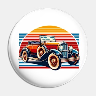 Vintage car Pin