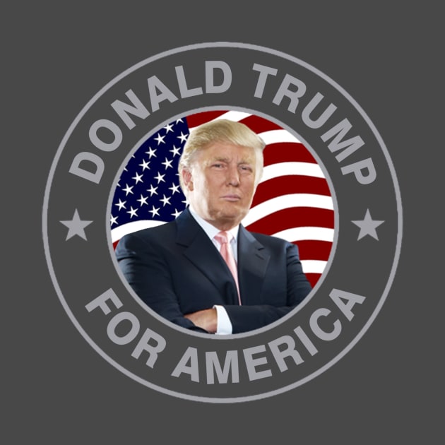 Donald Trump US Flag by ESDesign