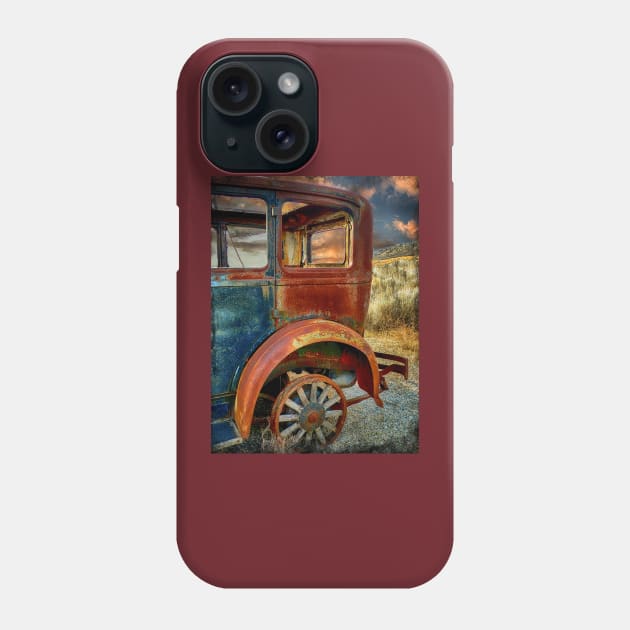 Classic Vehicle Near Green Grass Field Phone Case by tedsox
