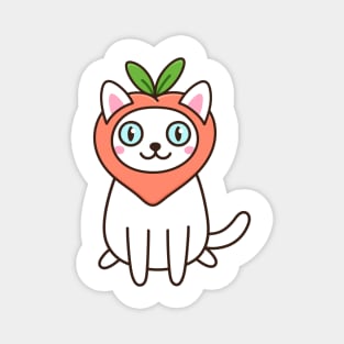 Cute cat peach Magnet