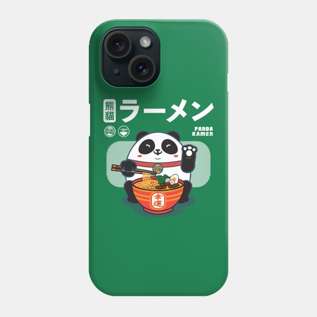 Panda Ramen Phone Case by StevenToang