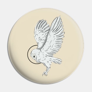 Snowy Owl Pin