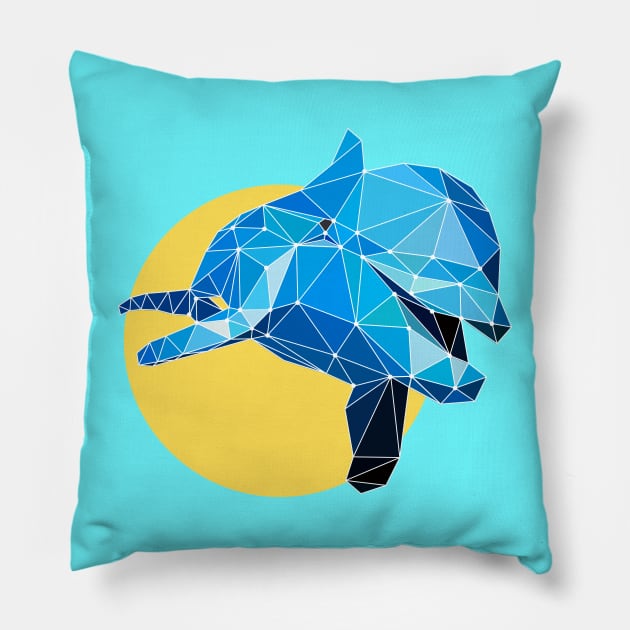 Poly Dolphin Pillow by Polydesign