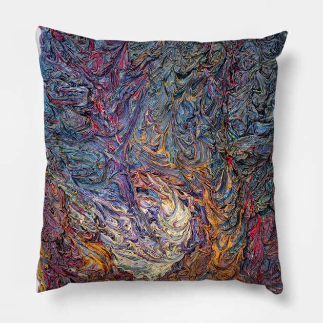 PAINTING FREEDOM Pillow by lautir