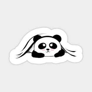 Panda Peekaboo Cute Animal Face Magnet