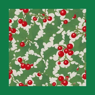 Merry Christmas - Joyful Holly Berries T-Shirt