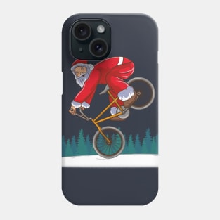 BMX Endo Santa Claus Freestyle Merry Christmas Bike Tricks Phone Case