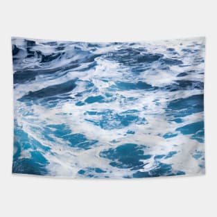 Blue ocean waves Tapestry