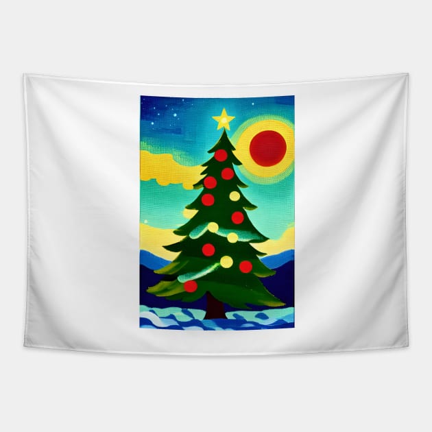 Christmas Tree/Christmas Love 6 Tapestry by robsteadman