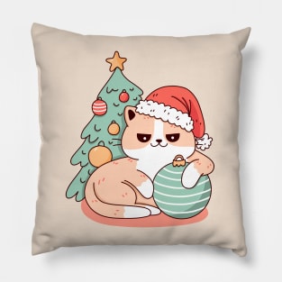Christmas Cat Pillow