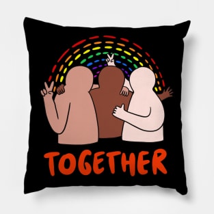 Rainbow Buddies Pillow