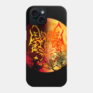 red moon wolf 2 Phone Case