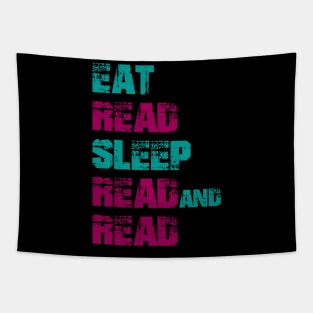 Book Aesthetic - eat read sleep read and read Tapestry