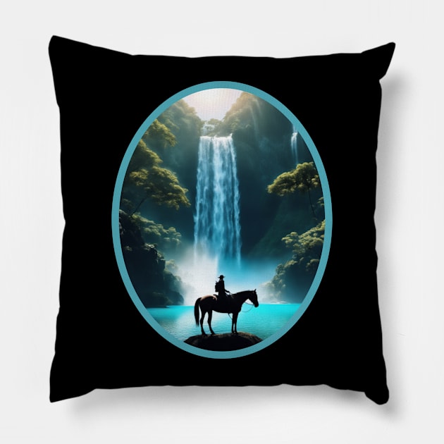 Arabian Fantasy Pillow by Desert Horse Boutique