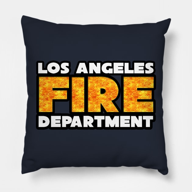 LAFD Pillow by ZombeeMunkee